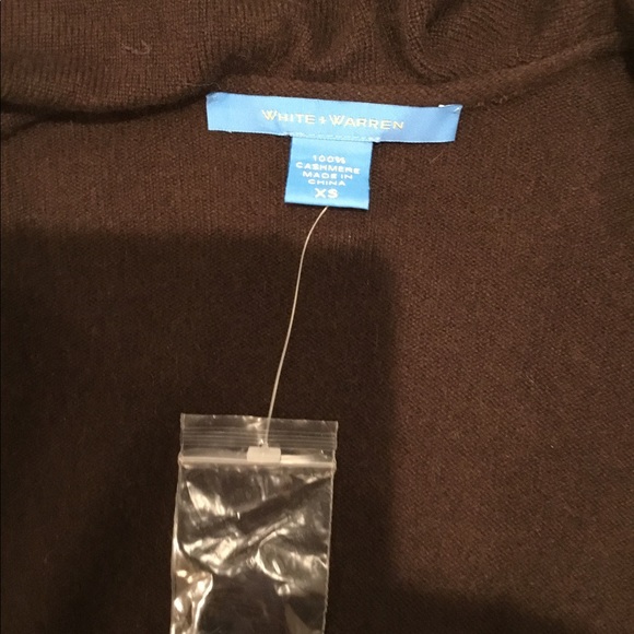 WHITE+WARREN RUFFLED CASHMERE LONG SWEATER DUSTER - Picture 8 of 13